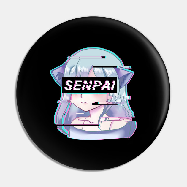 Aesthetic Vaporwave Anime Cat Girl Vaporwave Aesthetic Pin