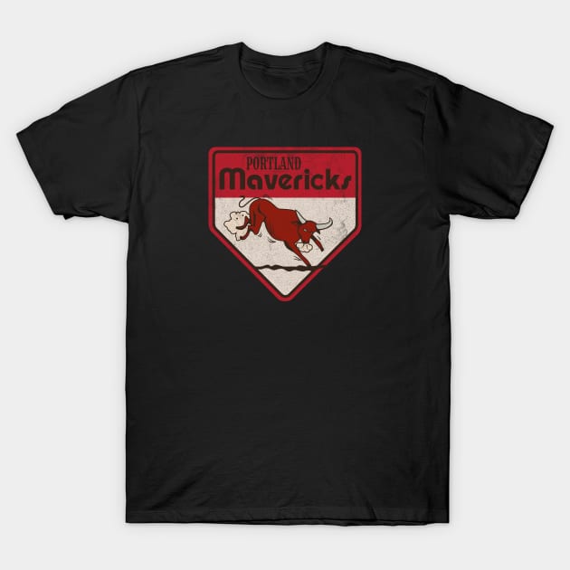 LocalZonly Defunct - Portland Mavericks Baseball T-Shirt