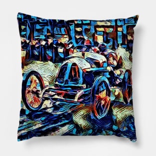 René Thomas - French Grand Prix 1913 Pillow