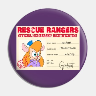 Gadget: Rescue Rangers I.D. Pin