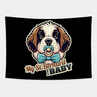 Baby St. Bernard Tapestry