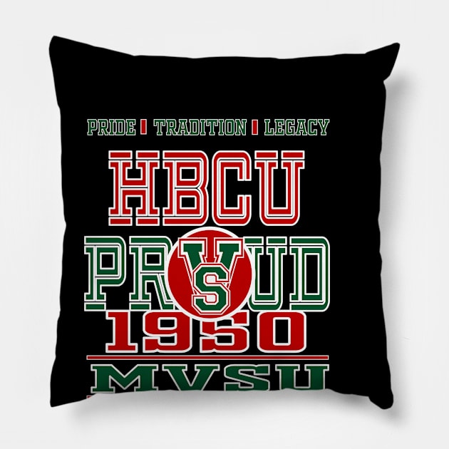 Mississippi Valley State 1950 University Apparel Pillow by HBCU Classic Apparel Co