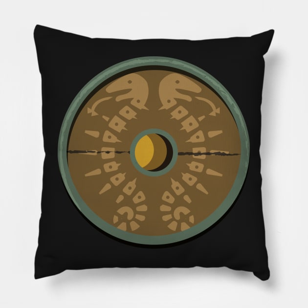 Traveler's Shield Pillow by Kalepanic