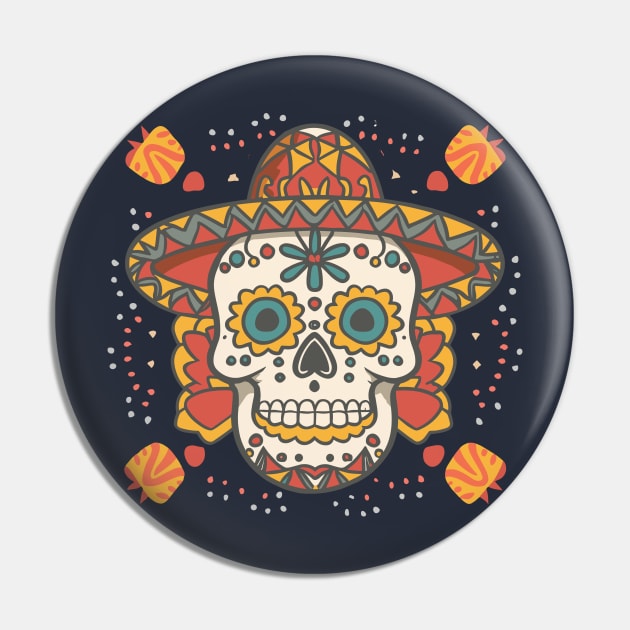 cinco de mayo skull graphic Pin by YuriArt