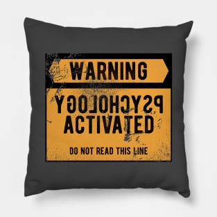 Sarcastic Reverse Psychology Pun Pillow