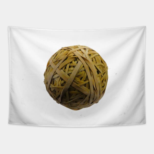 Rubber Band Ball bywhacky Tapestry by bywhacky