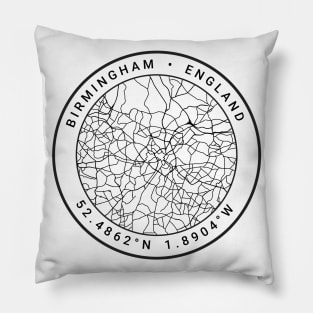 Birmingham Map Pillow