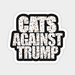 Cats against Trump Magnet