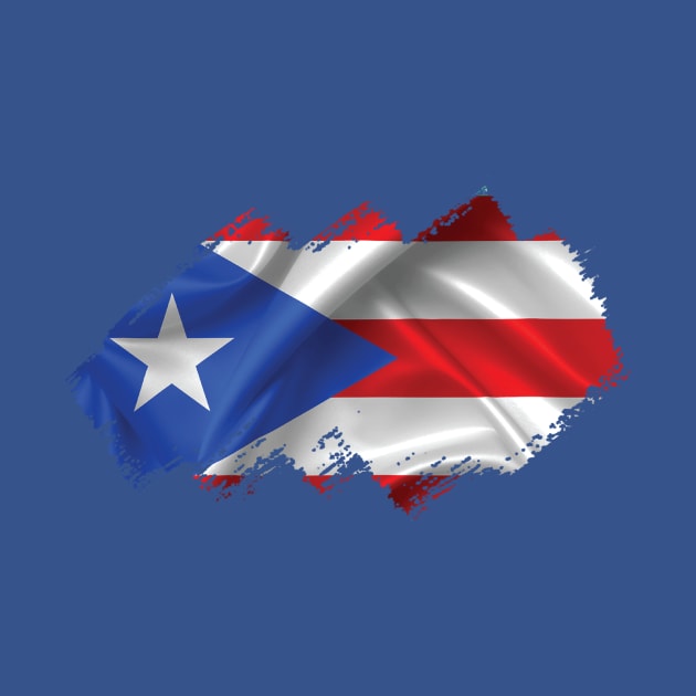 Flag of Puerto Rico by Teemperor