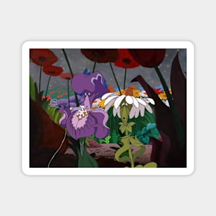 Flowers in Wonderland Magnet