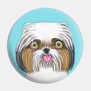 Shih Tzu Dog Pin