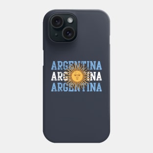 Argentina Flag Design Family Heritage Home Phone Case