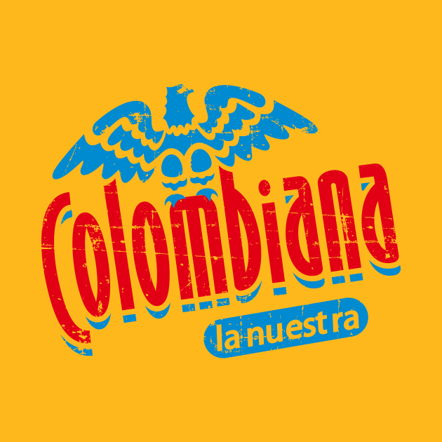 Colombiana - Vintage grunge design by verde