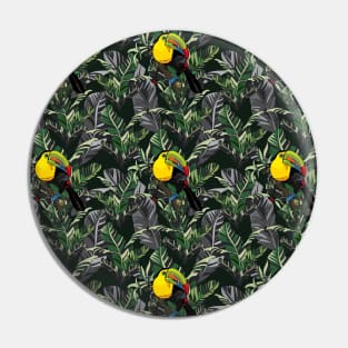 toucan pattern Pin