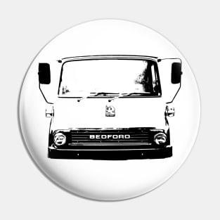 Bedford TK 1960s-1980s classic heavy lorry monoblock black Pin