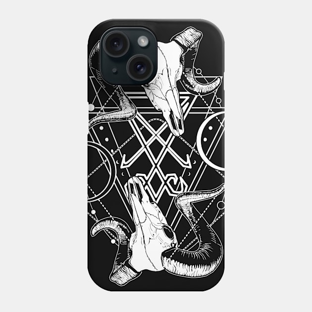 The Sigil of Lucifer Phone Case by Von Kowen