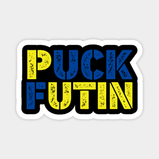 Puck Futin Meme I Stand With Ukraine Magnet