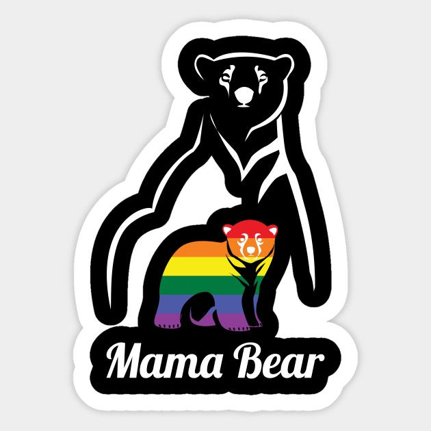 mama bear rainbow shirt