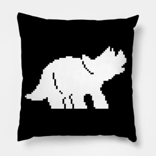 8-Bit Triceratops Pillow