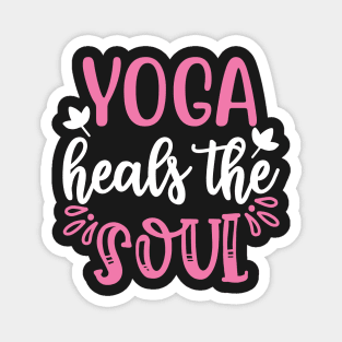 Yoga Heals the Soul Magnet