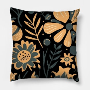 Minimalist Floral design Pillow