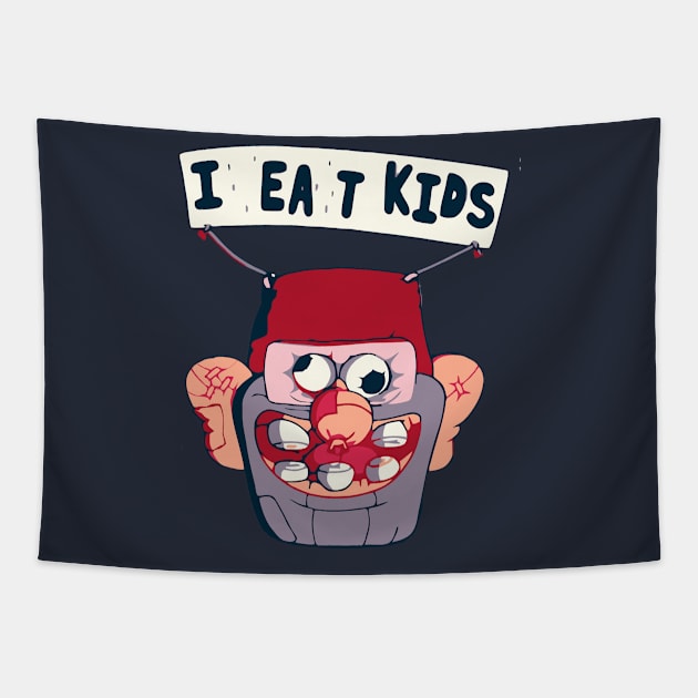 I ea t kids Tapestry by Anna Senpai