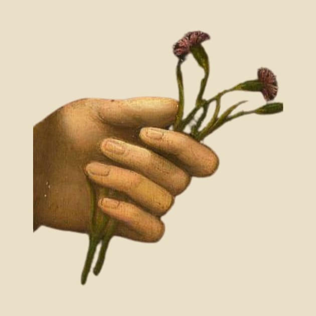 Aesthetic Hand with Flower detail by WrittersQuotes