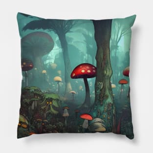 Welcome to the Mushroom Forest Pillow