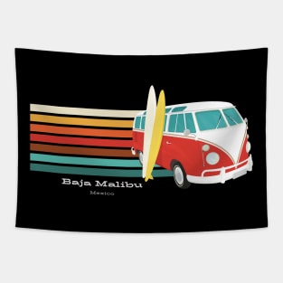 Go to Baja Malibu, Mexico for Surfing T-Shirt Tapestry