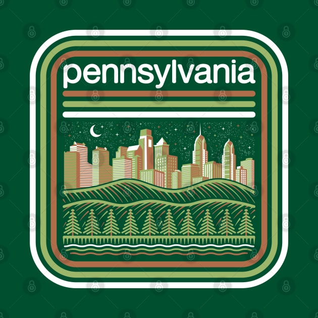 PENNSYLVANIA - CG STATES #7/50 by Chris Gallen