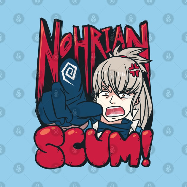 NOHRIAN SCUM SHIRT VER. 3 by Astrayeah