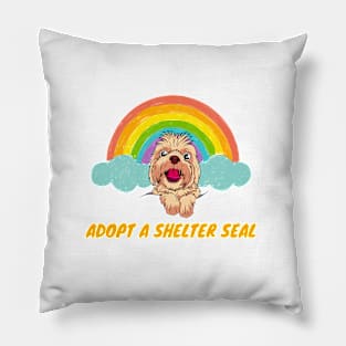 Adopt A Shelter Seal Pillow