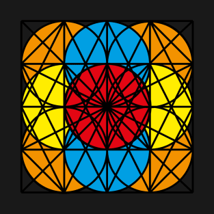 Stained Glass Metatron T-Shirt