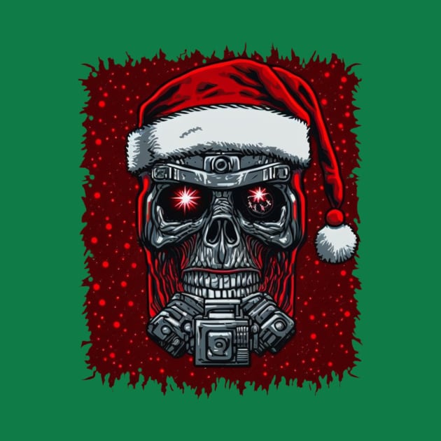 Robo-Zombie Santa by Octoprocessor