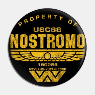 Property of USCSS Nostromo Dks Worn Pin