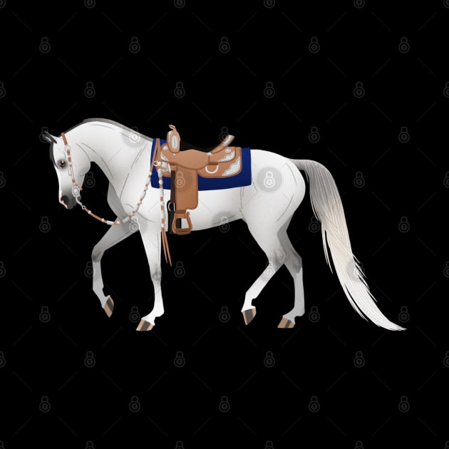 Gray Western Pleasure Arabian - Equine Rampaige by Equine Rampaige