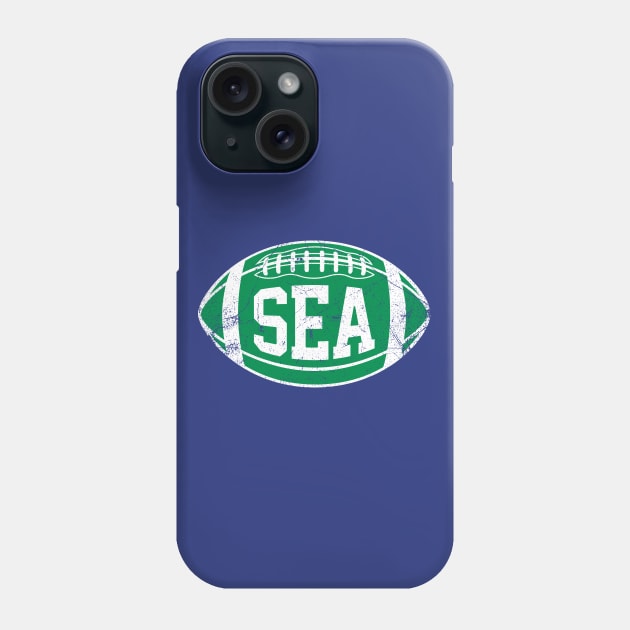 SEA Retro Football - Royal Phone Case by KFig21