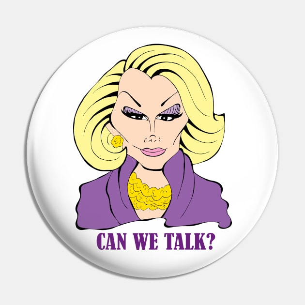 Comedian Joan Rivers fan art Pin by cartoonistguy