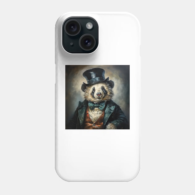 Dandy Panda Phone Case by Tarrby