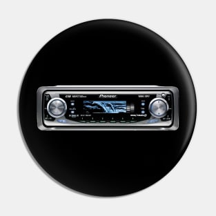 Retro Stereo Pioneer Pin