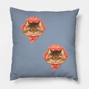 Vintage Kitty Cute Pillow
