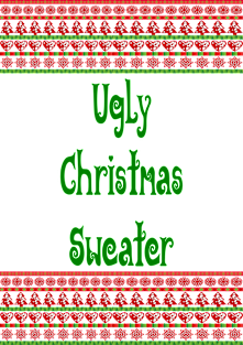 Ugly Christmas Sweater Magnet