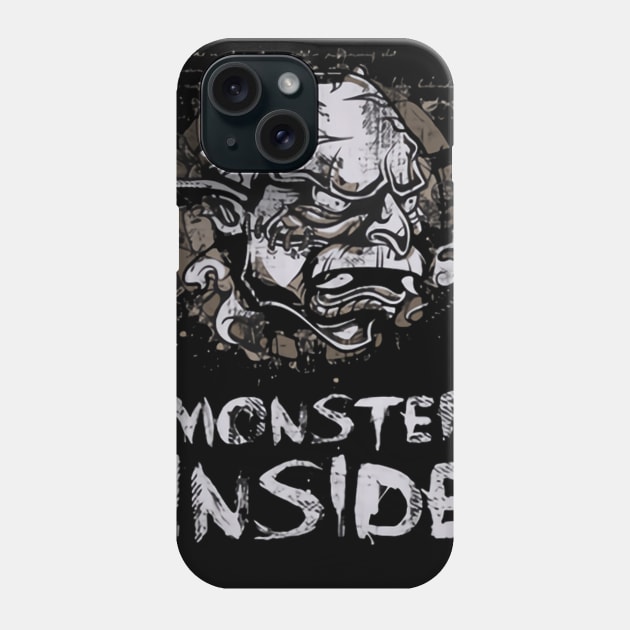 Monster Inside Phone Case by asokabudaya