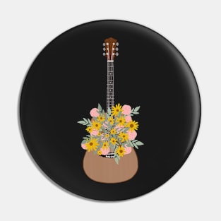 Guitar/Wildflowers! Pin