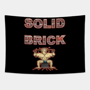 Solid Brick Muscle Workout Tapestry