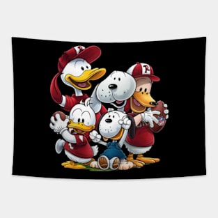 Snoopy Vs Arizona Diamondbacks Kennel Club Tapestry