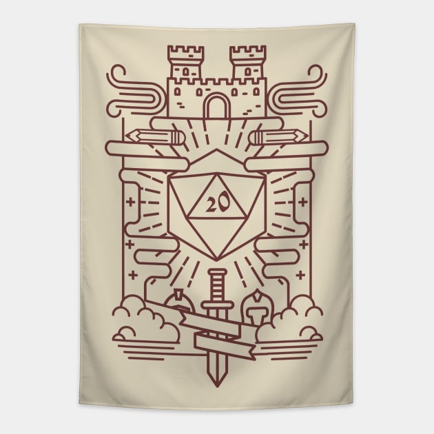 Whimsical RPG Tapestry by artlahdesigns