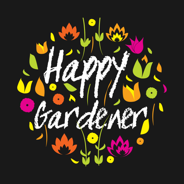 Happy Gardener Floral Decorative Theme by jazzworldquest