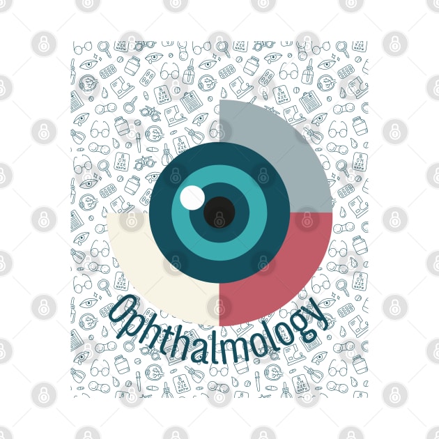 Ophthalmology with ophthalmology icons brafdesign by Brafdesign