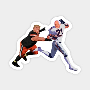 Bernie Sanders Donald Trump Football Magnet